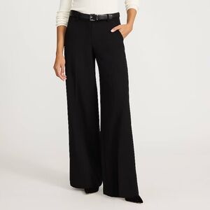 Editor Studio Stretch Twill Mid Rise Wide Leg Pant